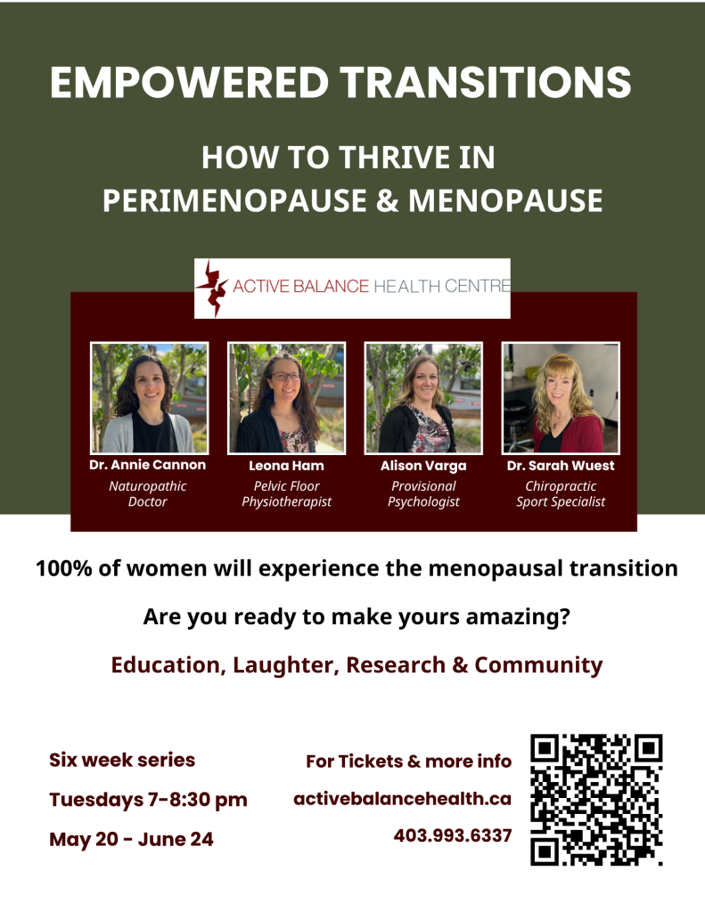 Perimenopause Group Classes – 2025-05-20