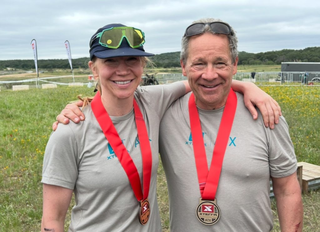 Sarah and dad